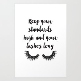 Fashion Print Eyelashes Print Makeup Print Beauty Quote Makeup Quote Bathroom Art Lashes Poster Mascara Makes Everything Better