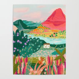 New Day (Pink Mountain)  Poster