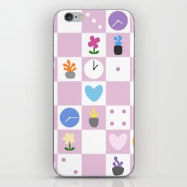 Color object checkerboard collection 6 iPhone Skin