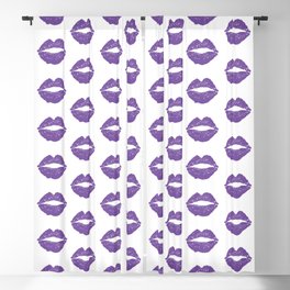 Purple Lips Blackout Curtain