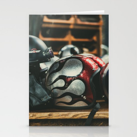 Helmets Stationery Cards
