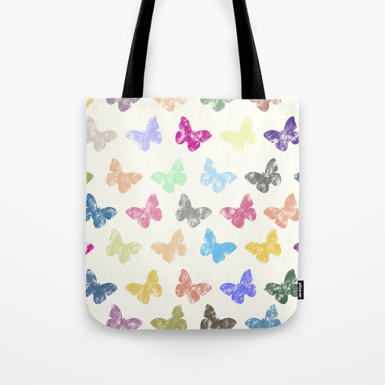 Colorful butterflies Tote Bag