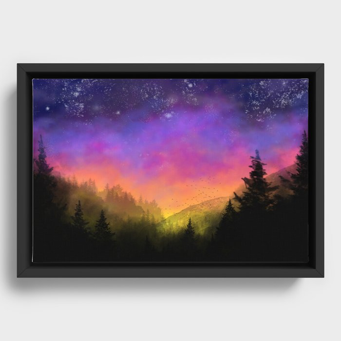Sunsets  Framed Canvas
