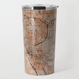 Buffalo - USA, Artistic Map Collage Travel Mug