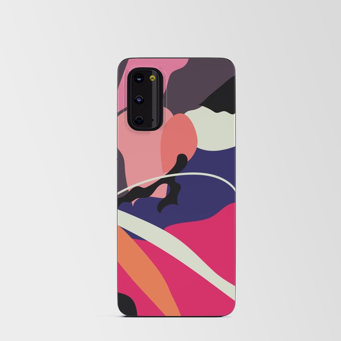 Floral Abstract bloom Android Card Case