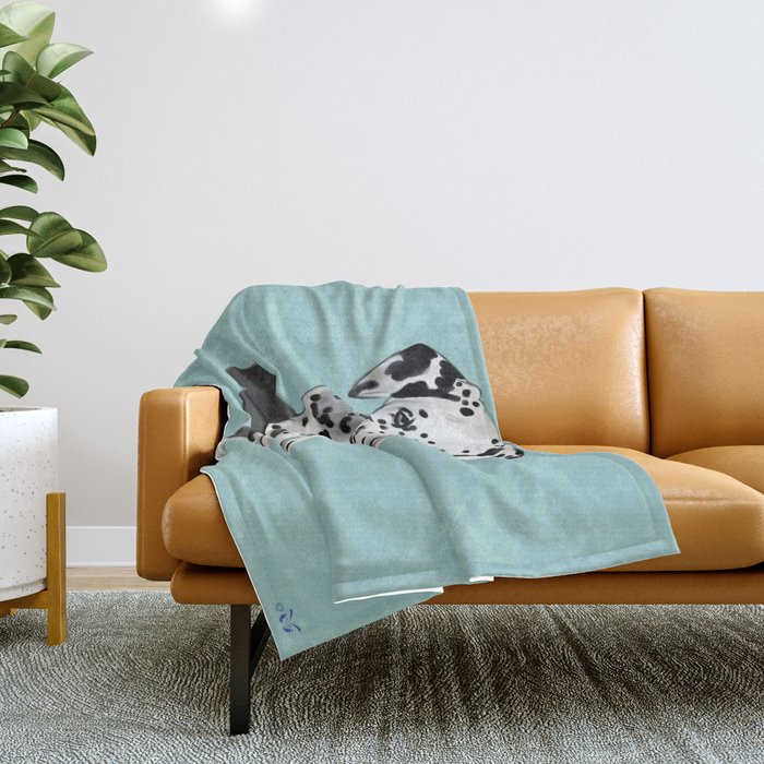 Dalmatian throw hotsell