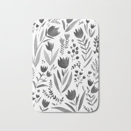 FLOWER GARDEN Bath Mat