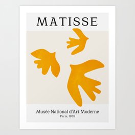 Golden Bell: Matisse Pastel Series 02 Art Print