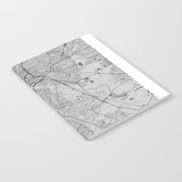 Dallas city map sketch Notebook