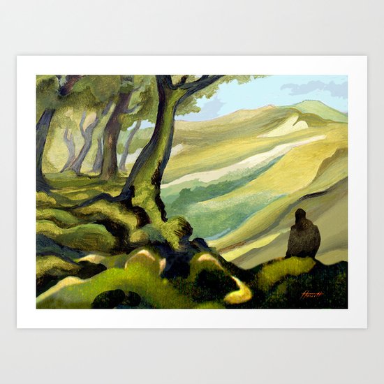 On The Edge Art Print