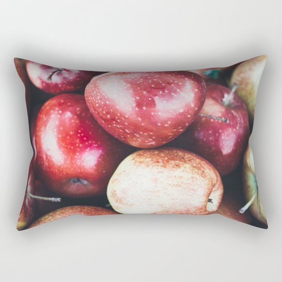 Red Apples Rectangular Pillow