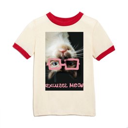 Excuzez Meow Kids T Shirt