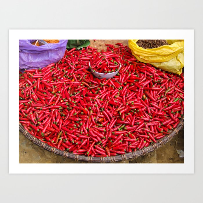 Red Peppers Art Print
