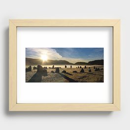 Sunrise over Castlerigg Stone Circle Recessed Framed Print