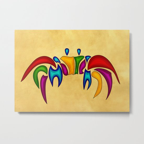 Crab Metal Print