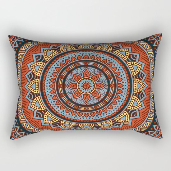 Hippie mandala 49 Rectangular Pillow