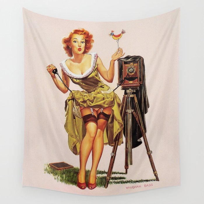 Pin up girl sale tapestry