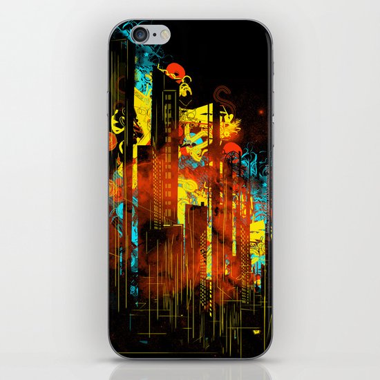 technicity lights iPhone Skin
