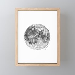 Moon Framed Mini Art Print