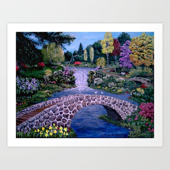 My Garden - by Ave Hurley Art Print