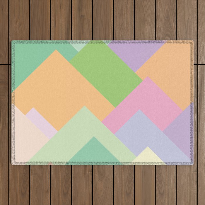 Happy Mountains Outdoor Rug
