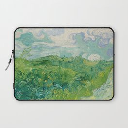 Green Wheat Fields, Auvers, 1890, Vincent van Gogh Laptop Sleeve