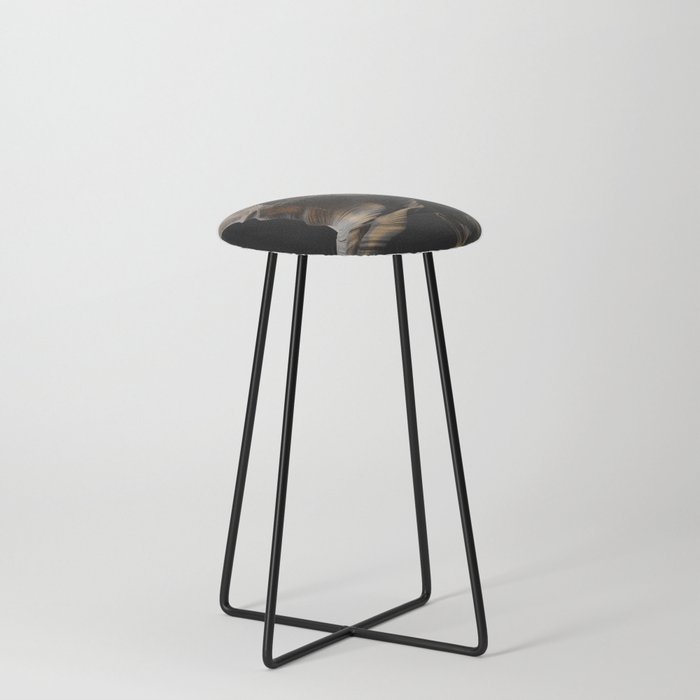 Flow Abstract VII Counter Stool
