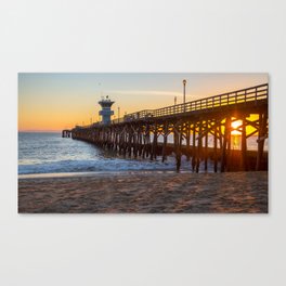 Seal Beach Sunset Canvas Print