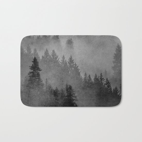 Charcoal Forest Bath Mat