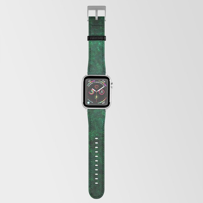 Abstract dark green Apple Watch Band