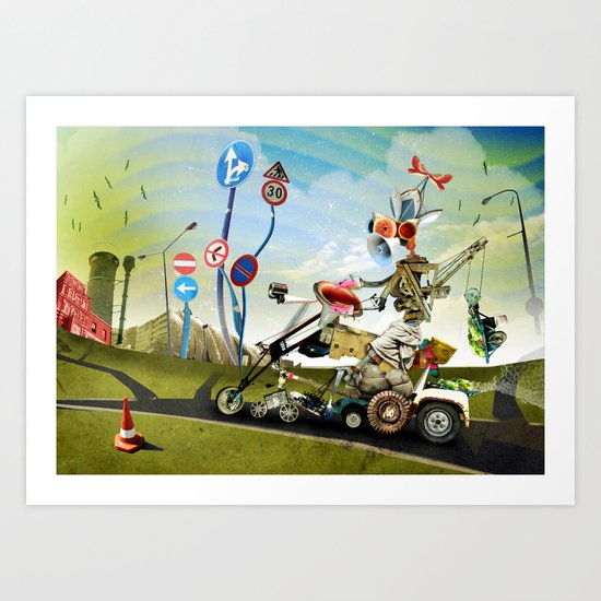 Driver Art Print