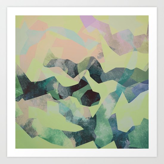 Camouflage X Art Print