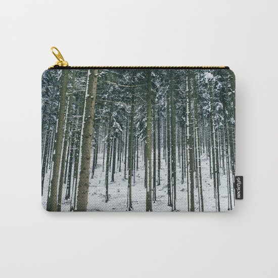 Winter Forest Treescape Carry-All Pouch