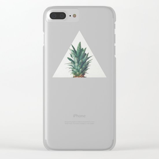 Pineapple Top Clear iPhone Case