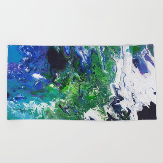Arctic Moss Beach Towel