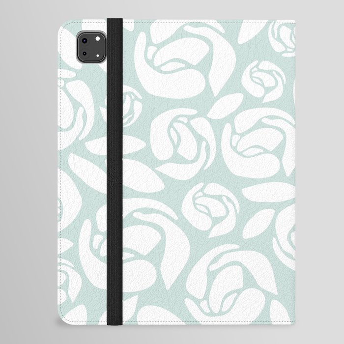 minty roses iPad Folio Case