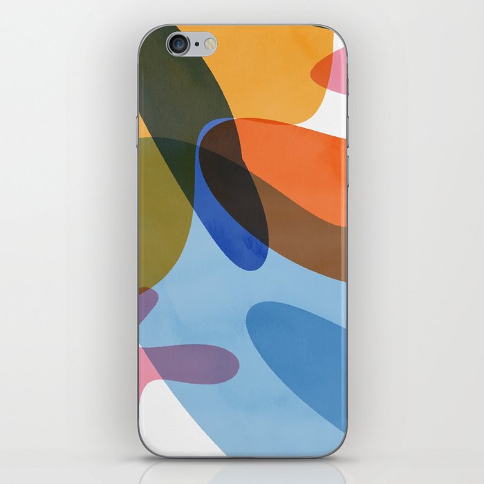 Charmaine 2 - Vibrant Abstract Shapes - Contemporary Painting iPhone Skin