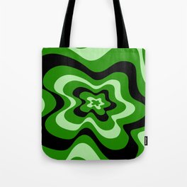 Abstract pattern - green and black . Tote Bag