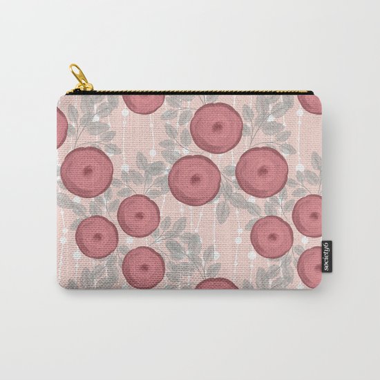 Abstract, floral pattern . Carry-All Pouch