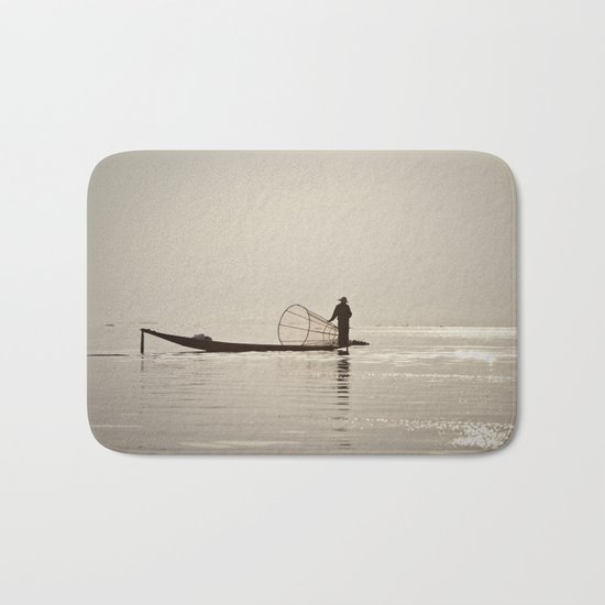 Inle Lake Myanmar Bath Mat