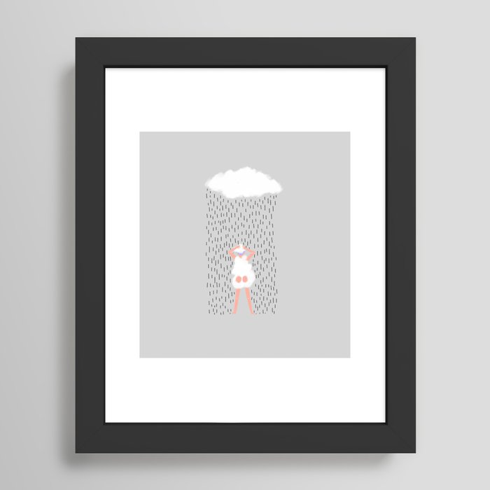 Showers v2 Framed Art Print