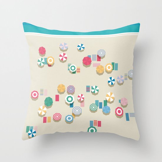 Summer High Throw Pillow