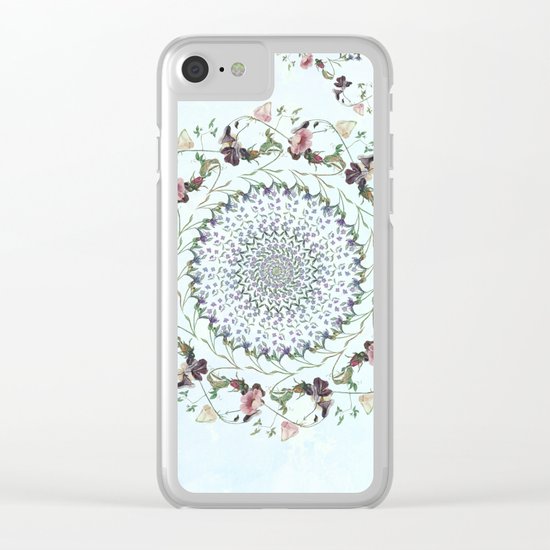 Floral fervour Clear iPhone Case