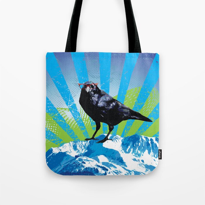 Raven on the Rise by Crow Creek Cool Tote Bag