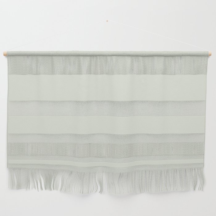 Spinach White light soft sage green solid color modern abstract pattern  Wall Hanging