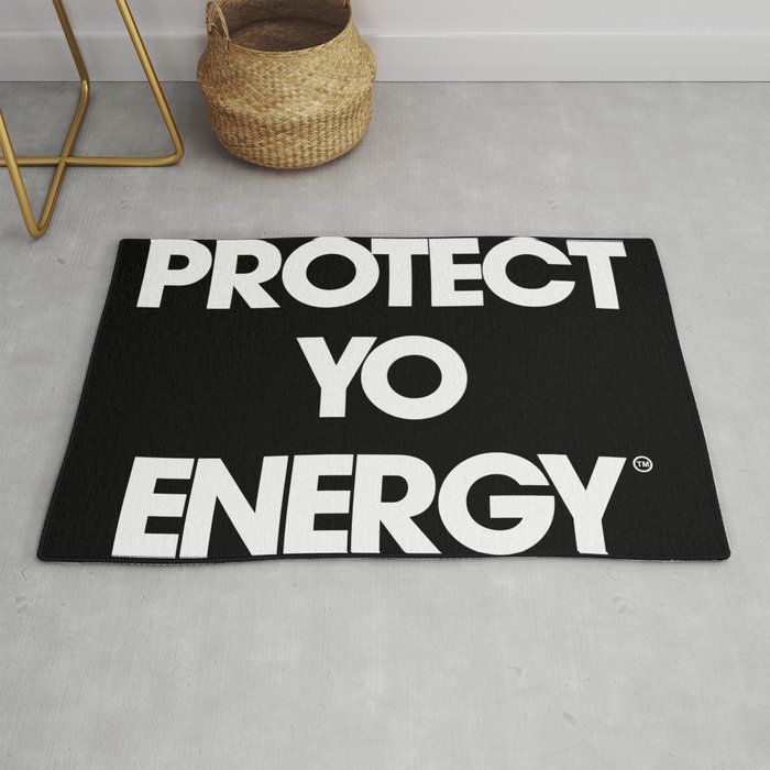 Protect Yo Energy BLK Rug