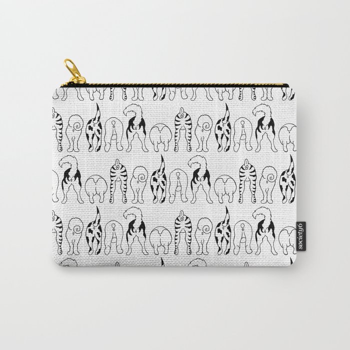 Dog Butts Pattern Carry-All Pouch