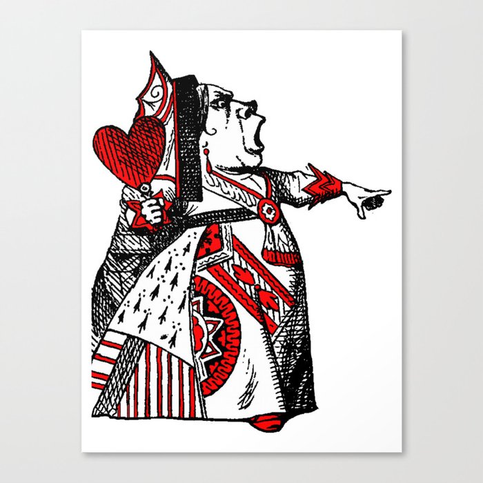 Queen of Hearts Alice in Wonderland I Canvas Print