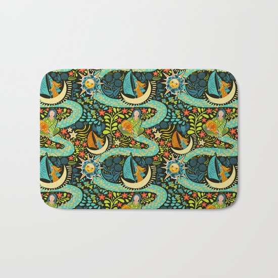 River of Stars Bath Mat