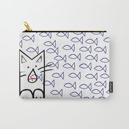 Cat Nom Nom Carry-All Pouch